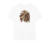 Native American Dreamcatcher Indian Design T-Shirt, Men's Big and Tall, White, 4X Tall