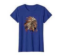 Native American Dreamcatcher Indian Design T-Shirt, Women, Royal Blue, XX-Large