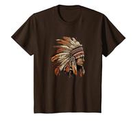 Native American Dreamcatcher Indian Design T-Shirt, Youth, Brown, 4T