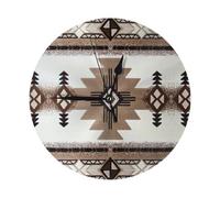 Native American Elegant Round Wall Clock-Fashionable Round Clock Design Of Modern Home