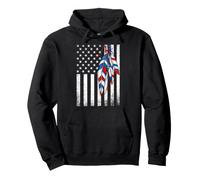 Native American Flag Feather Indigenous Tribal Pride Pullover Hoodie