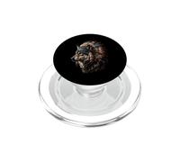 Native American Flag Wolf USA Feather Headdress Indian Tribe PopSockets PopGrip for MagSafe