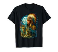 Native American Full Moon Mountain T-Shirt