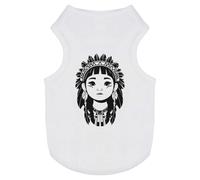 'Native American Girl' Pet Dog/Cat T-Shirt (PT00119462)