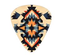 Native American Guitar Picks Gift Set - Smooth Durable Plectrums For Acoustic, Electric & Bass Guitar, Perfect Present For Guitar Lovers & Musicians