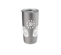 Native American Hands Art Symbol for Healing Stainless Steel Insulated Tumbler
