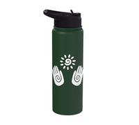 Native American Hands Art Symbol for Healing Stainless Steel Insulated Water Bottle