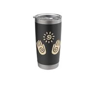 Native American Hands Symbol Art for Healing Stainless Steel Insulated Tumbler