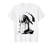 Native American Heritage American Indian Red Cloud T-Shirt, Men, White, Small