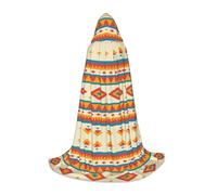 Native American Hooded Cape For Teenagers, Unisex Cloak Robe Hooded Halloween Costume Satin Witches Vampire Cloak Fancy Dress Up Children