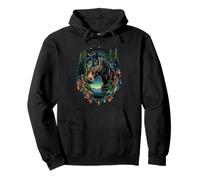 Native American Horse Feather Headdress Indian Tribe Pullover Hoodie