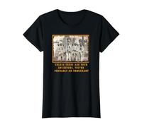 Native American Immigration Ancestors Value Graphic T-Shirt, Women, Black, S