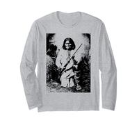 Native American Indian Apache Tribe Geronimo Historical Long Sleeve T-Shirt