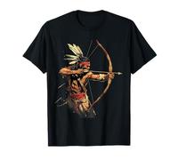 Native American Indian Chief Bow Arrow Native American Pride T-Shirt