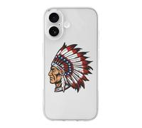 Native American Indian Chief Phone Case Shockproof Phone Shell Protection Back Covers Compatible with iPhone 17