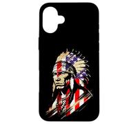 Native American Indian Headdress Chief Not White Indigenous Case for iPhone 16 Plus