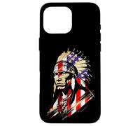 Native American Indian Headdress Chief Not White Indigenous Case for iPhone 16 Pro Max