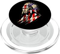 Native American Indian Headdress Chief Not White Indigenous PopSockets PopGrip for MagSafe