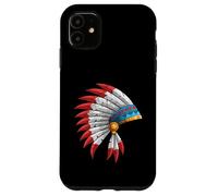 Native American Indian Headdress Heritage Roots Case for iPhone 11