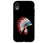 Native American Indian Headdress Heritage Roots Case for iPhone XR