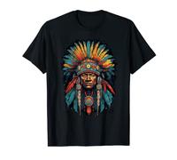 Native American Indian Headdress Traditional Art Men Women T-Shirt