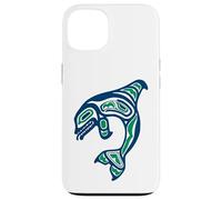 Native American Indian Orca Whale Pacific Northwest Case for iPhone 13