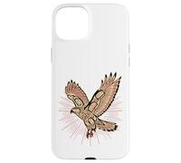 Native American Indian Red-Tailed Hawk & Sun Nature Case for iPhone 15 Plus