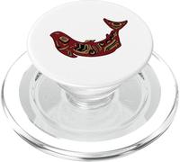 Native American Indian Salmon Fish Totem Pacific Northwest PopSockets PopGrip for MagSafe