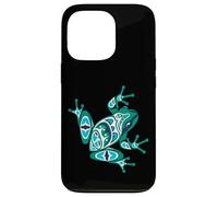 Native American Indian Style Frog Art Pacific Northwest Case for iPhone 13 Pro