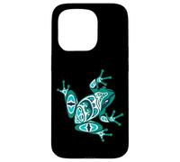 Native American Indian Style Frog Art Pacific Northwest Case for iPhone 15 Pro