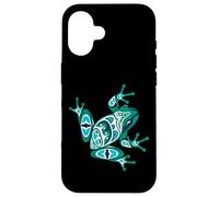 Native American Indian Style Frog Art Pacific Northwest Case for iPhone 16