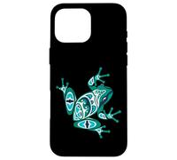 Native American Indian Style Frog Art Pacific Northwest Case for iPhone 16 Pro Max