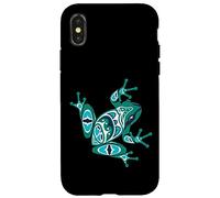 Native American Indian Style Frog Art Pacific Northwest Case for iPhone X/XS