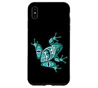 Native American Indian Style Frog Art Pacific Northwest Case for iPhone XS Max