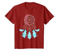 Native American Indian Tribal Feathers Floral Dreamcatcher T-Shirt
