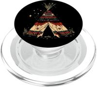 Native American Indian Tribe Tipi Tent Native American Pride PopSockets PopGrip for MagSafe