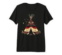 Native American Indian Tribe Tipi Tent Native American Pride Premium T-Shirt