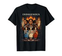 Native American Indigenous Red Hand Indian Blood Themed T-Shirt