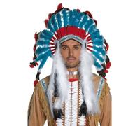 Native American Inspired Headdress, Blue