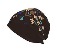 Native American Knit Hat Winter Warm Beanie Hat for Mens Women Ski Cap Indian Beanie Hat, Native American_a020, One size