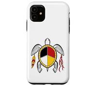 Native American Medicine Wheel Indigenous Turtle Spirit Case for iPhone 11