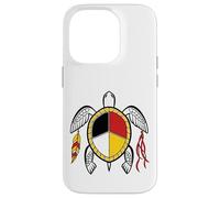 Native American Medicine Wheel Indigenous Turtle Spirit Case for iPhone 14 Pro
