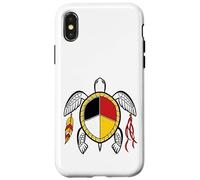Native American Medicine Wheel Indigenous Turtle Spirit Case for iPhone X/XS