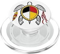 Native American Medicine Wheel Indigenous Turtle Spirit PopSockets PopGrip for MagSafe