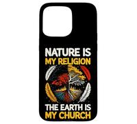 Native American Medicine Wheel Nature Is My Religion Case for iPhone 15 Pro Max