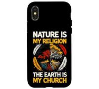 Native American Medicine Wheel Nature Is My Religion Case for iPhone X/XS
