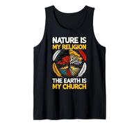 Native American Medicine Wheel Nature is My Religion Tank Top