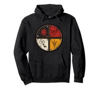 Native American Medicine Wheel Pullover Hoodie