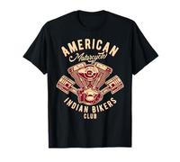 native American Motorcycle Indian Bikers Club T-Shirt