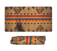 Native American Mouse Pad Large Desk Mat XL PU Leather Desk Pad Waterproof Gaming Mousepad Easy Clean Desk Protector Mat Keyboard Mats, Writing Pad for Office Home 29.5 x 16 in